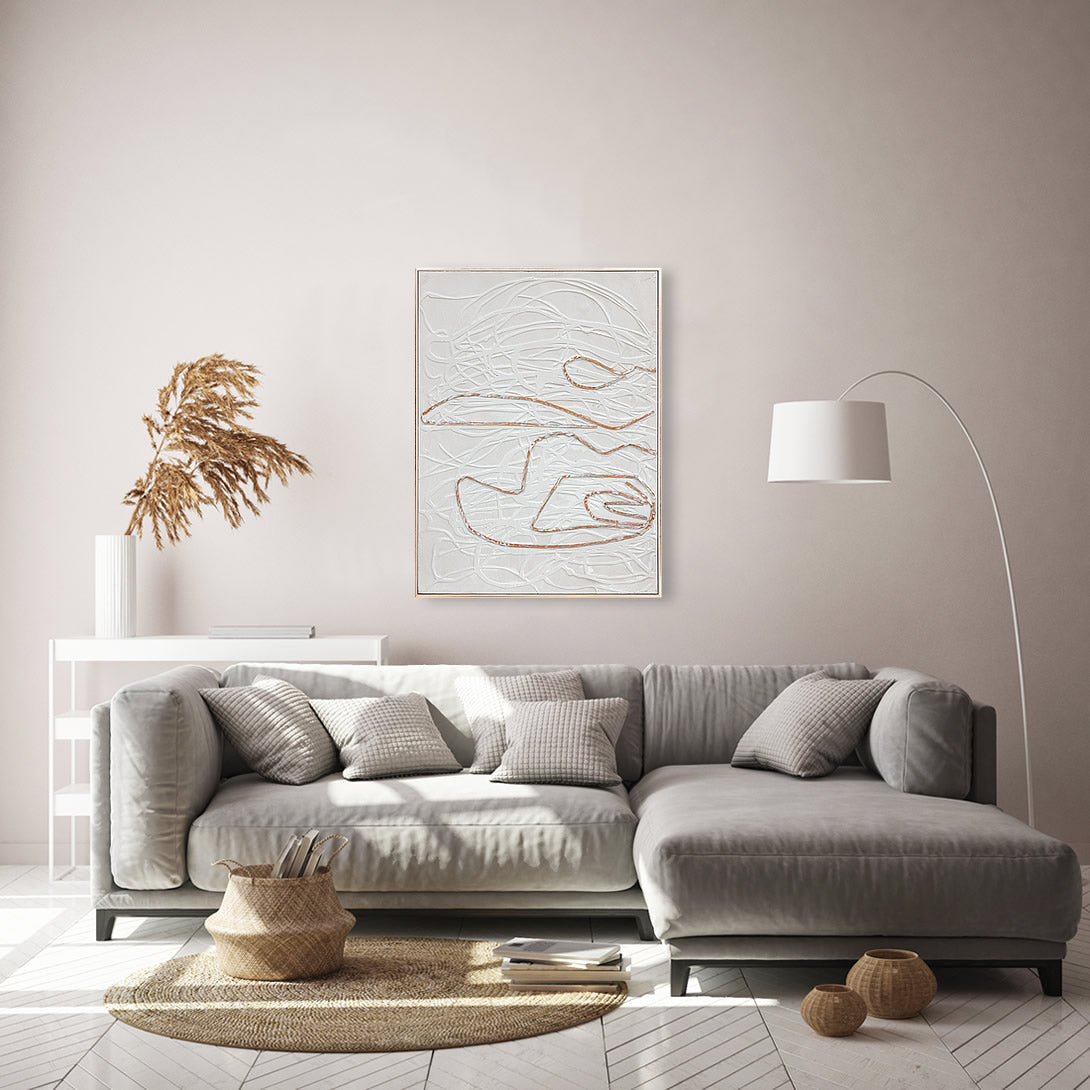 Product photograph of Berkeley Designs Abstract Design 17 Wall Art Brown from Olivia's.