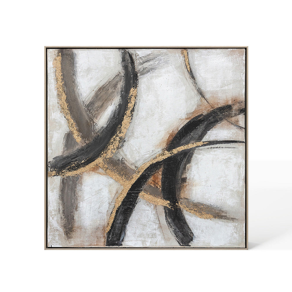 Product photograph of Berkeley Designs Oil Painting On Canvas 19 Wall Art Gold from Olivia's.