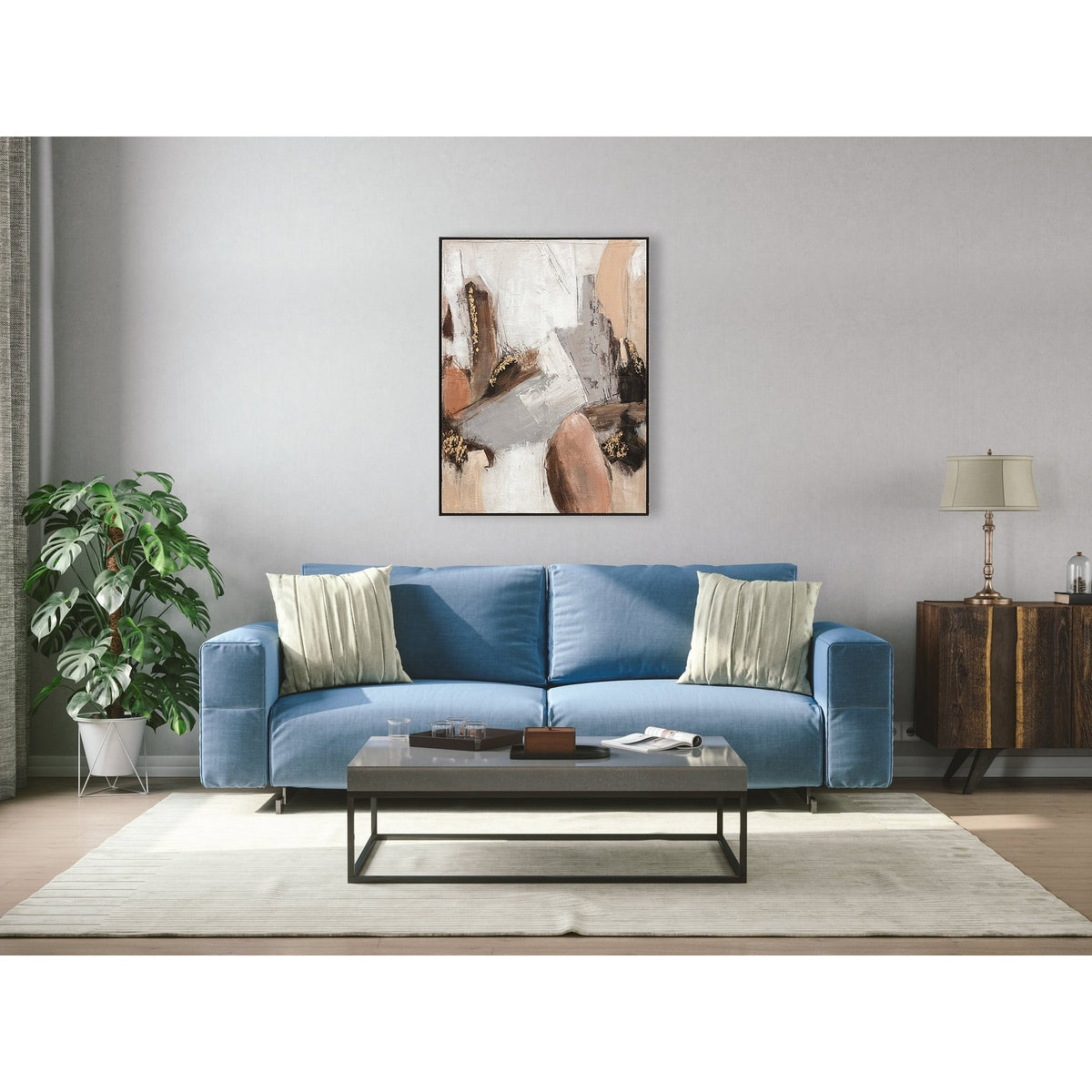 Product photograph of Berkeley Designs Oil Painting On Canvas 21 Wall Art Brown from Olivia's.