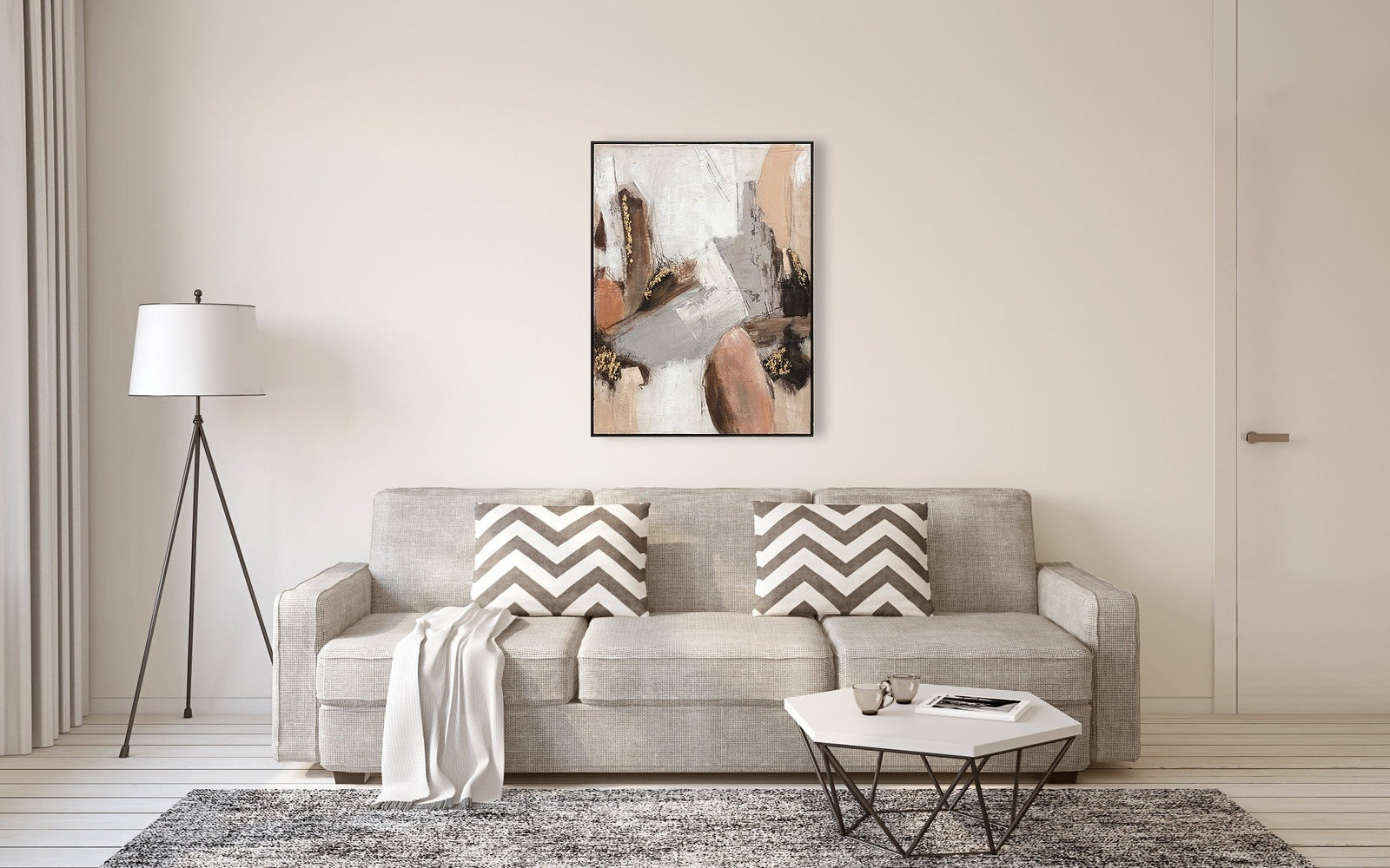 Product photograph of Berkeley Designs Oil Painting On Canvas 21 Wall Art Brown from Olivia's.