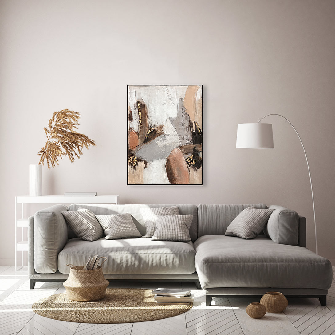 Product photograph of Berkeley Designs Oil Painting On Canvas 21 Wall Art Brown from Olivia's.