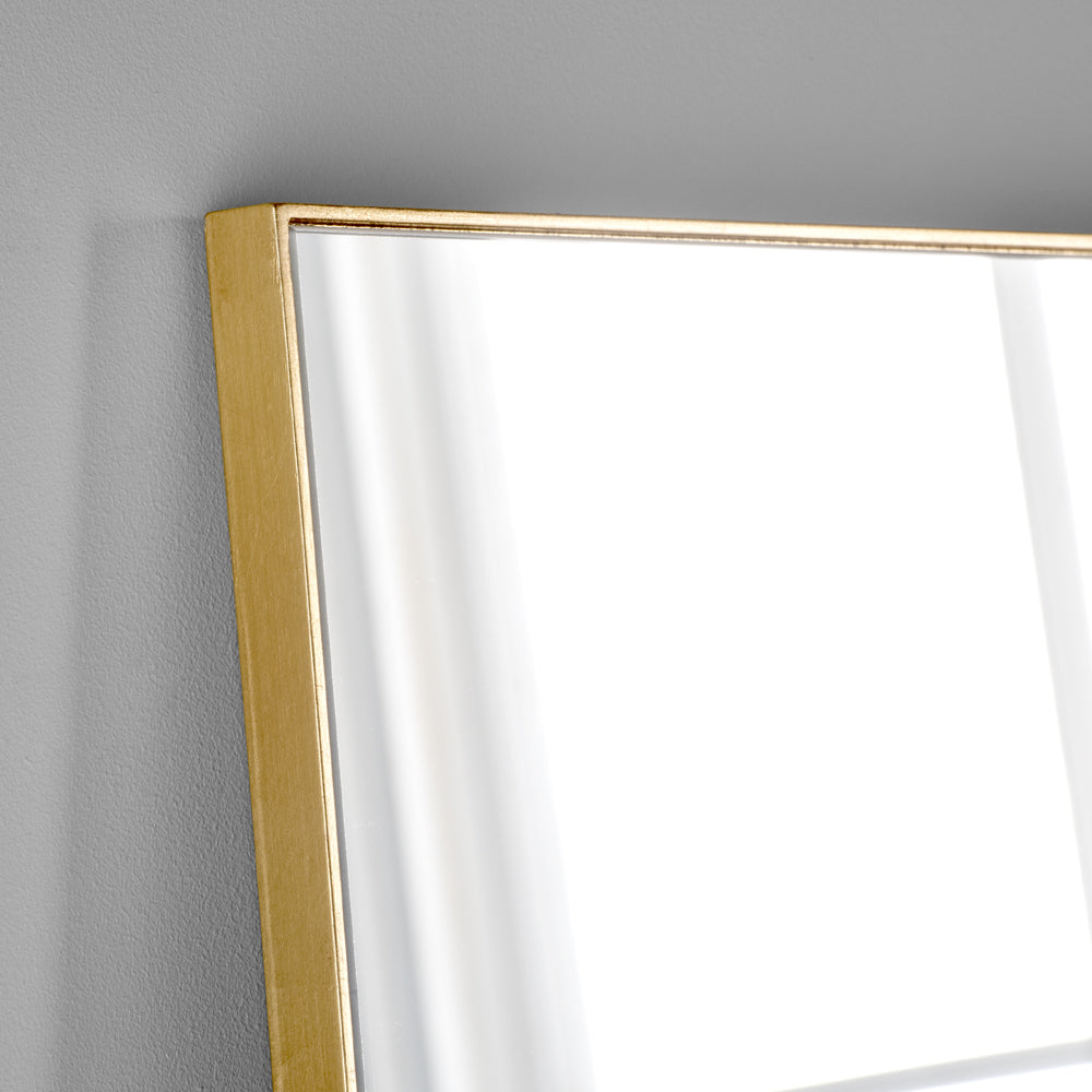 Product photograph of Olivia S Bahrain Leaner Mirror In Gold from Olivia's.