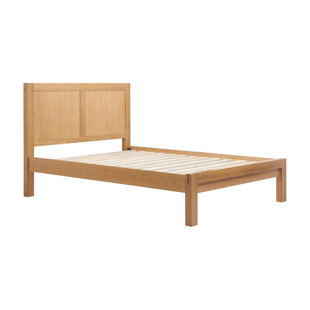Product photograph of Olivia S Belvedere Oak Bed Double from Olivia's