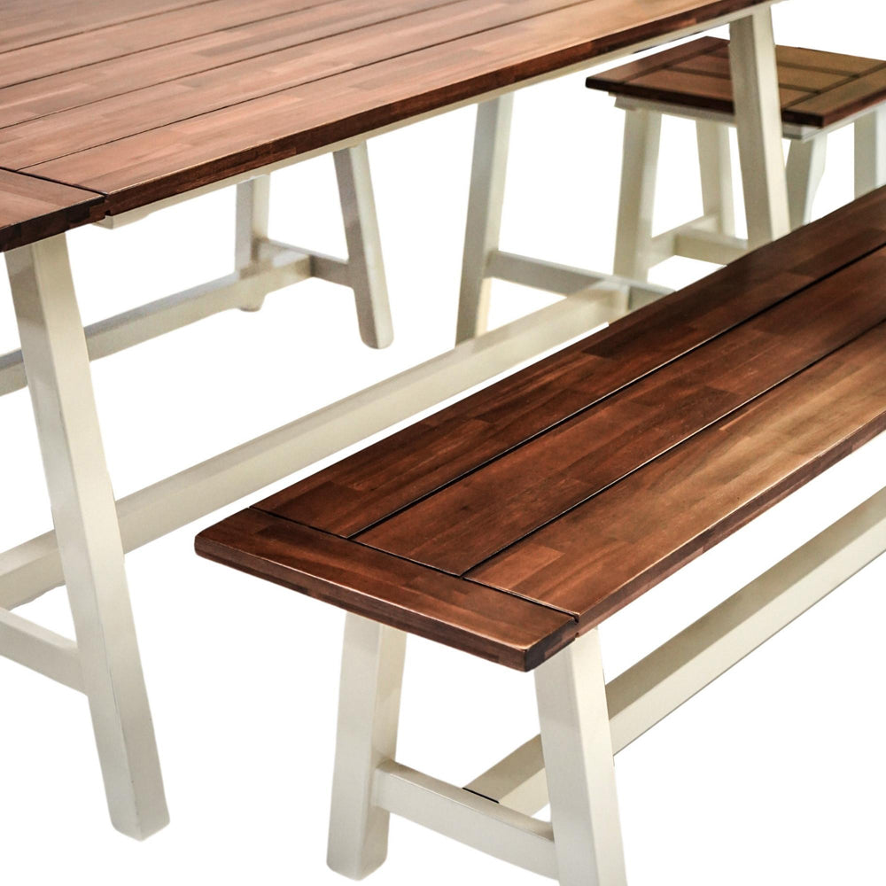 Product photograph of Ivyline Broadway Acacia Wood 5 Piece Furniture Set from Olivia's.