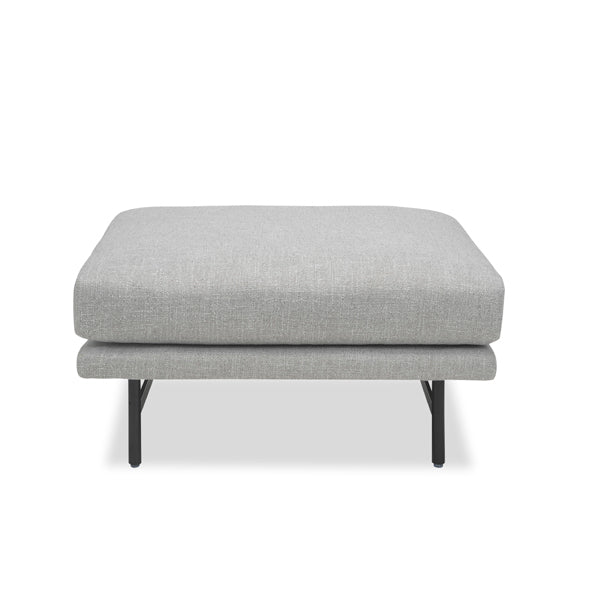 Product photograph of Liang Eimil Mossi Oscar Light Grey Footstool from Olivia's.