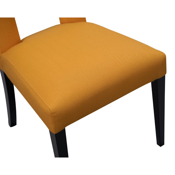 Product photograph of Liang Eimil Venice Dining Chair Mustard Linen from Olivia's.