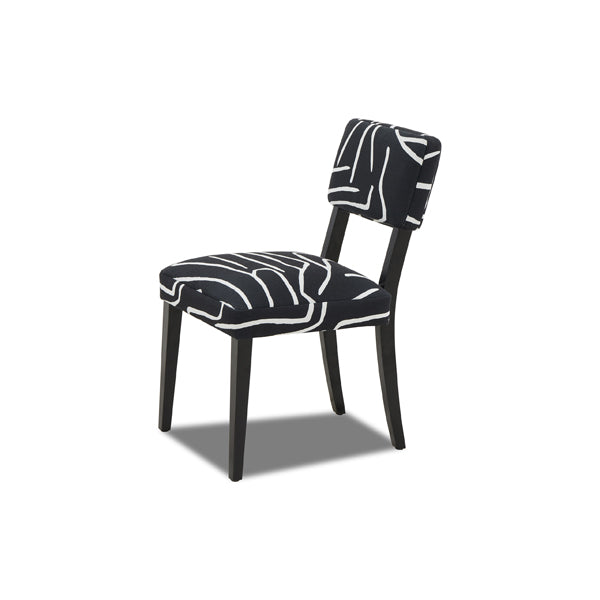 Product photograph of Liang Eimil Alfama Dining Chair - Tribe Black White from Olivia's.