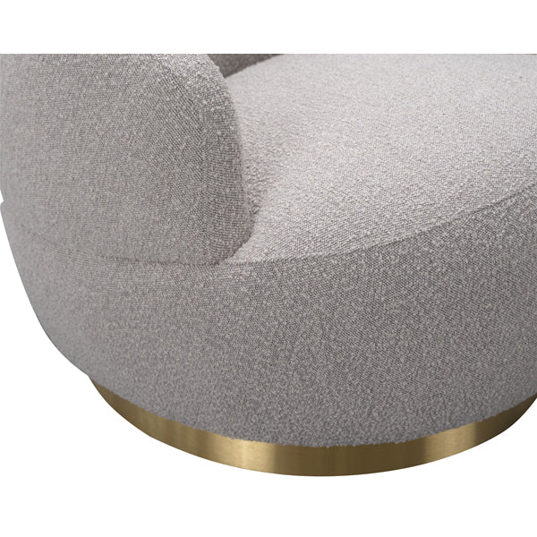 Product photograph of Liang Eimil Vitale Chait Boucle Taupe Occasional Chair from Olivia's.