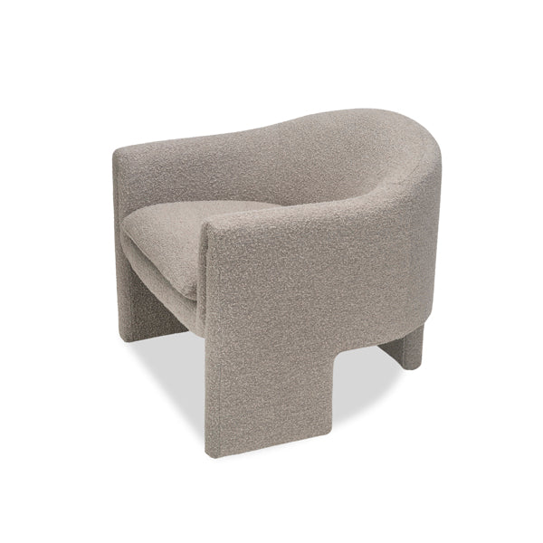 Product photograph of Liang Eimil Iconic Boucle Taupe Occasional Chair from Olivia's.