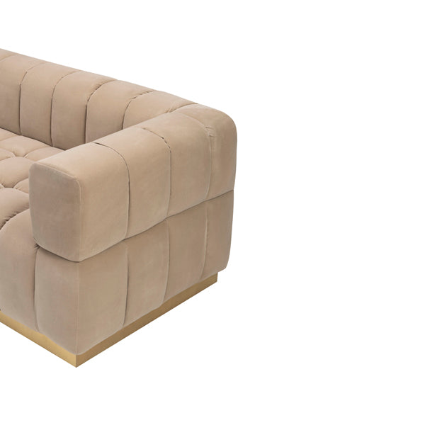 Product photograph of Liang Eimil Marat Toscana Latte 3 Seater Sofa from Olivia's.