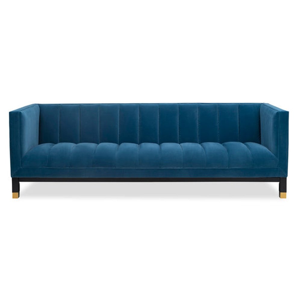 Liang Eimil Gamal Toscana Polar Blue 3 Seater Sofa