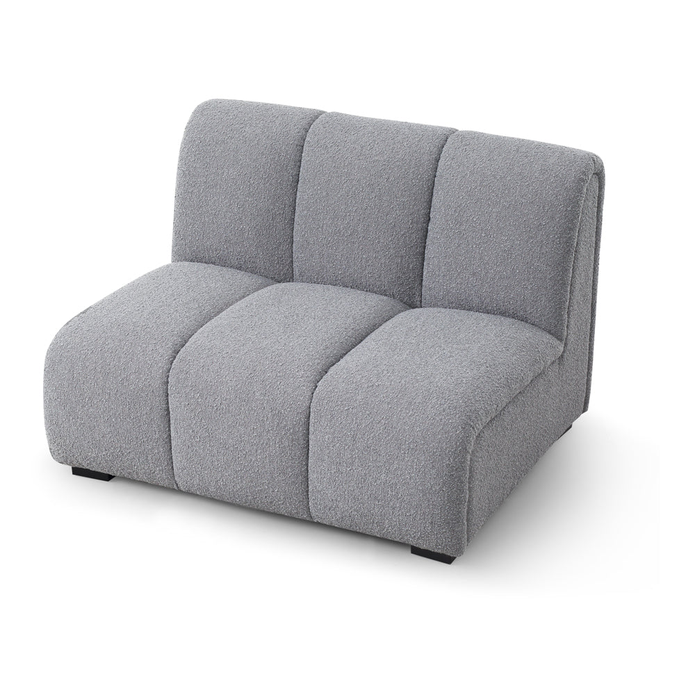 Liang Eimil Ralph Sofa Single Unit Boucle Graphic Grey