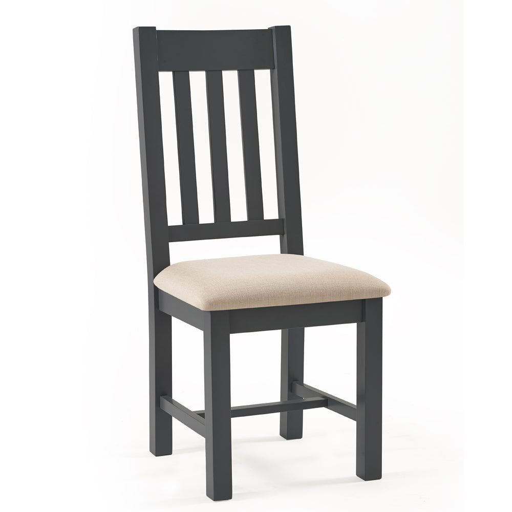 Olivias Set Of 2 Borton Dining Chairs In Dark Grey