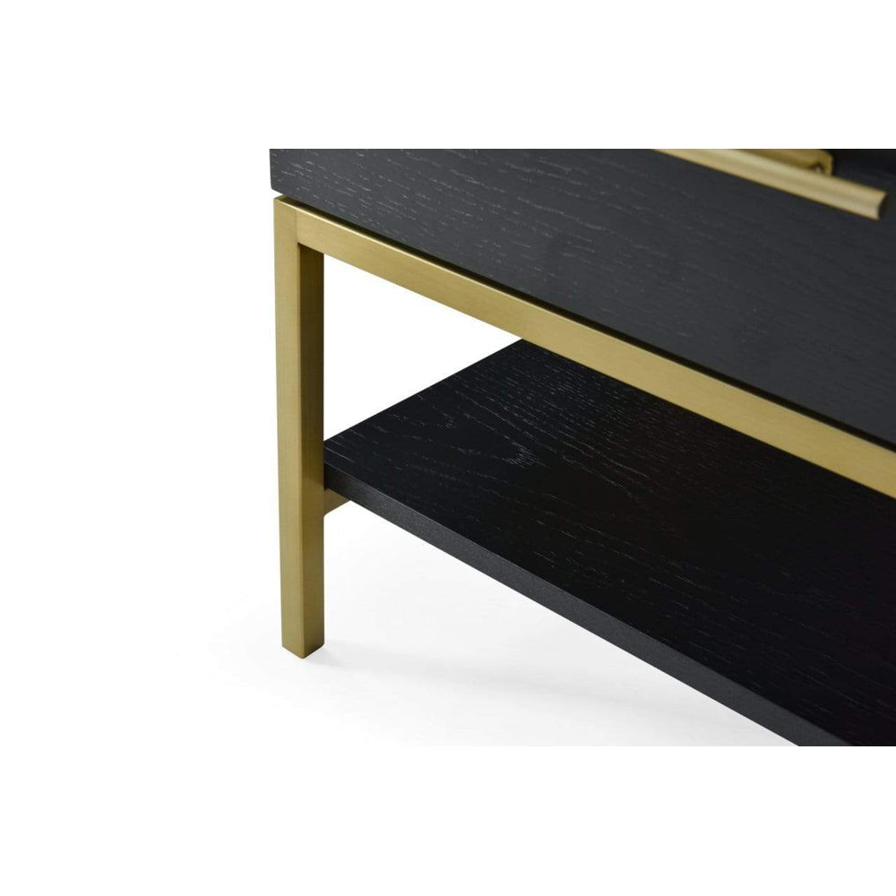 Product photograph of Twenty10 Designs Tulip Wenge 1 Drawer Bedside Table from Olivia's.