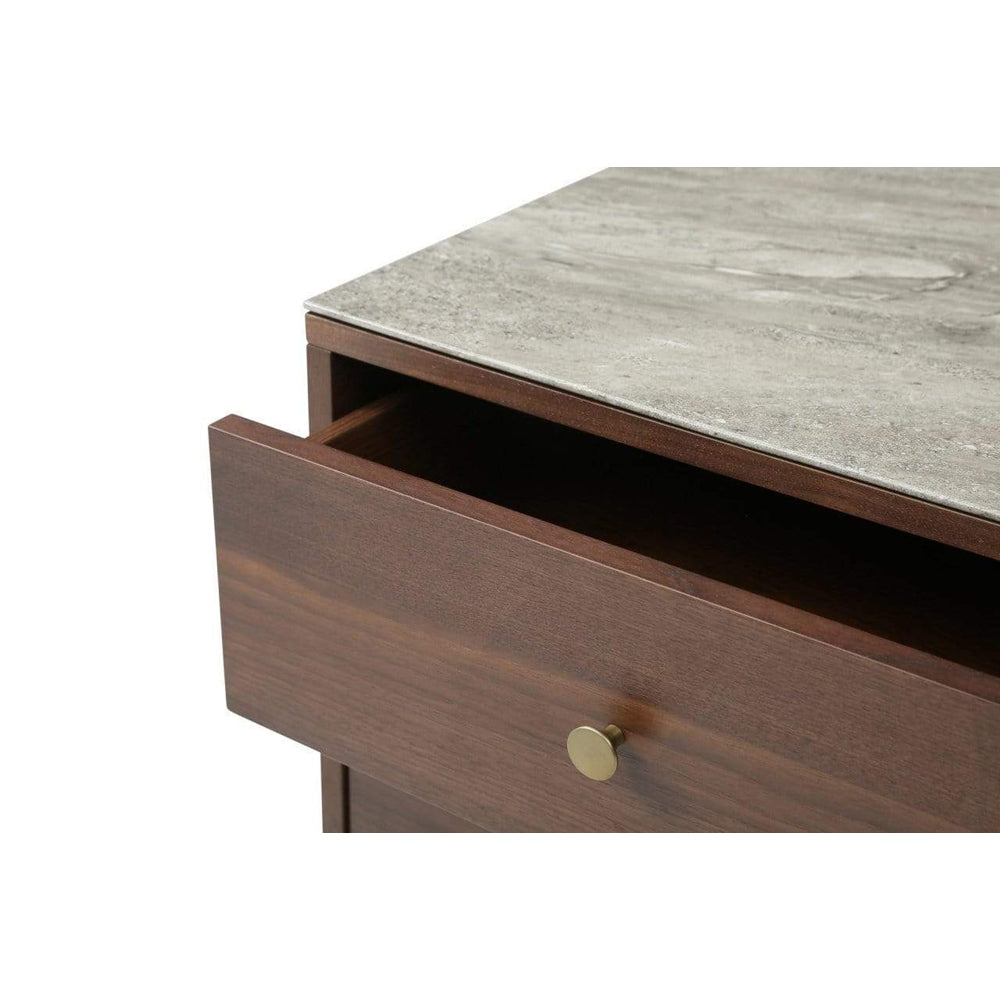 Product photograph of Twenty10 Designs Willow Tobacco Walnut Bedside Table from Olivia's.
