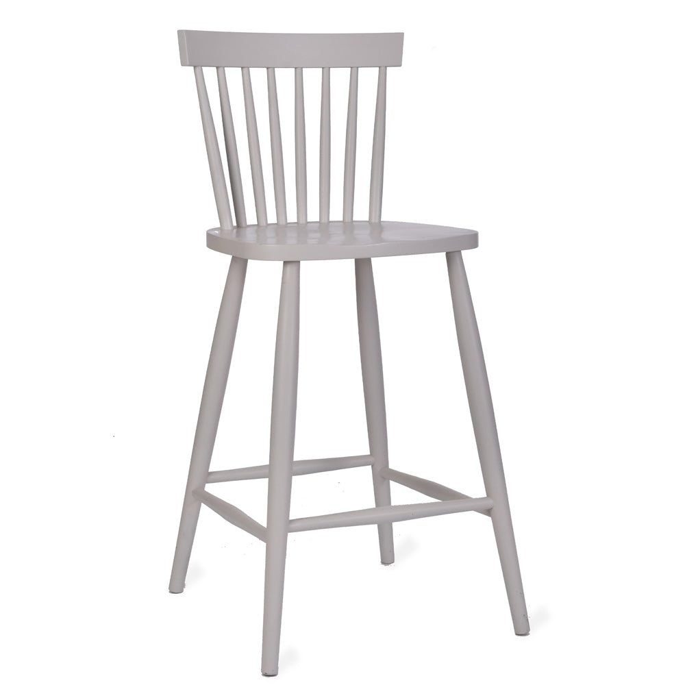 Product photograph of Garden Trading Spindle Bar Stool In Lily White from Olivia's.