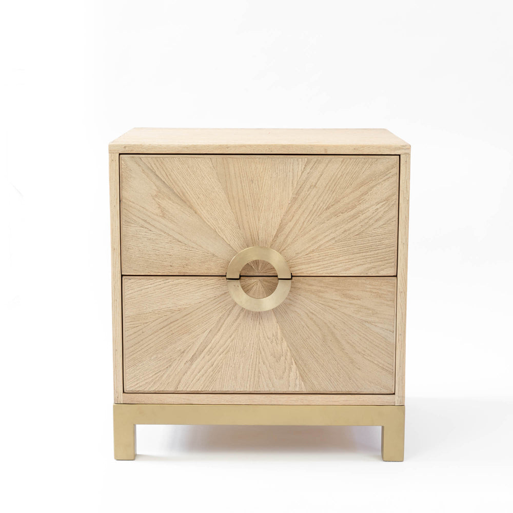 Product photograph of Di Designs Easton Sunburst Bedside Table from Olivia's