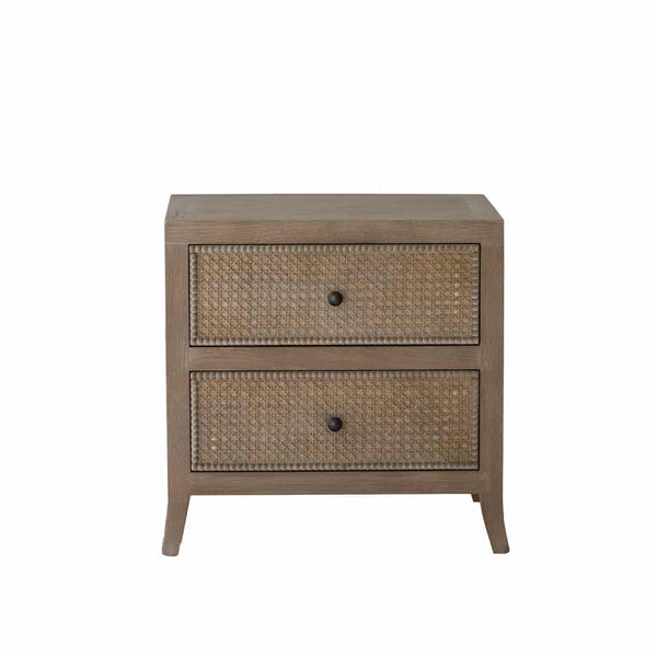 Product photograph of Di Designs Witley Bedside Table - Aged Oak from Olivia's