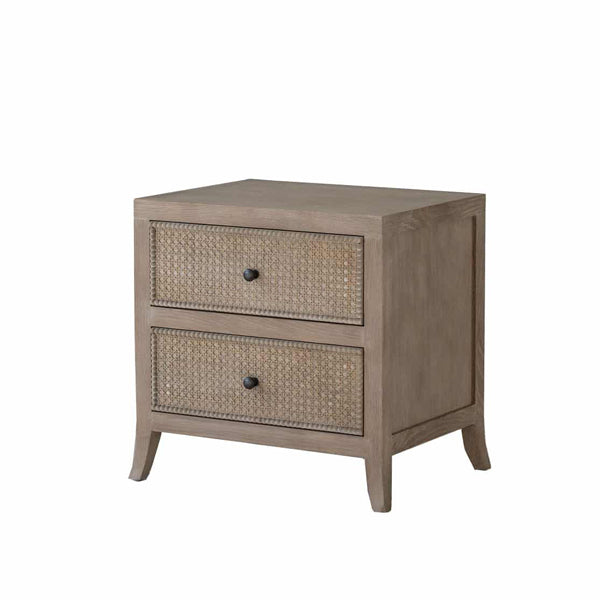 Product photograph of Di Designs Witley Bedside Table - Aged Oak from Olivia's.