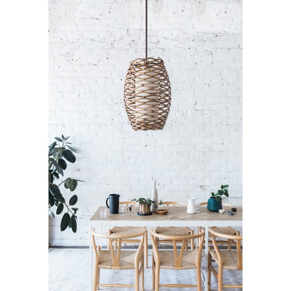 Product photograph of Hudson Valley Lighting Balboa Hand-worked Iron 6lt Pendant from Olivia's.