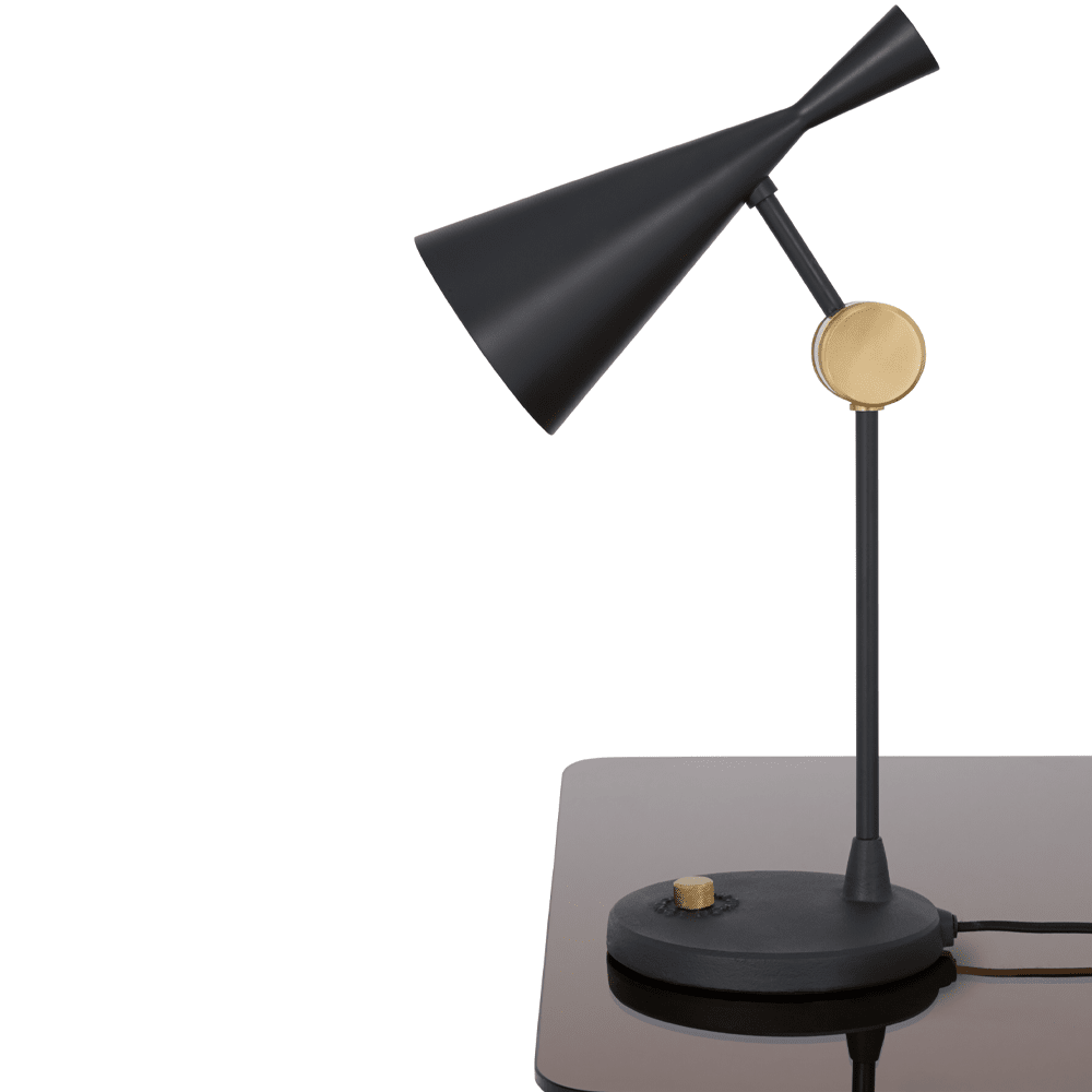 Product photograph of Tom Dixon Beat Table Lamp Black Black from Olivia's.