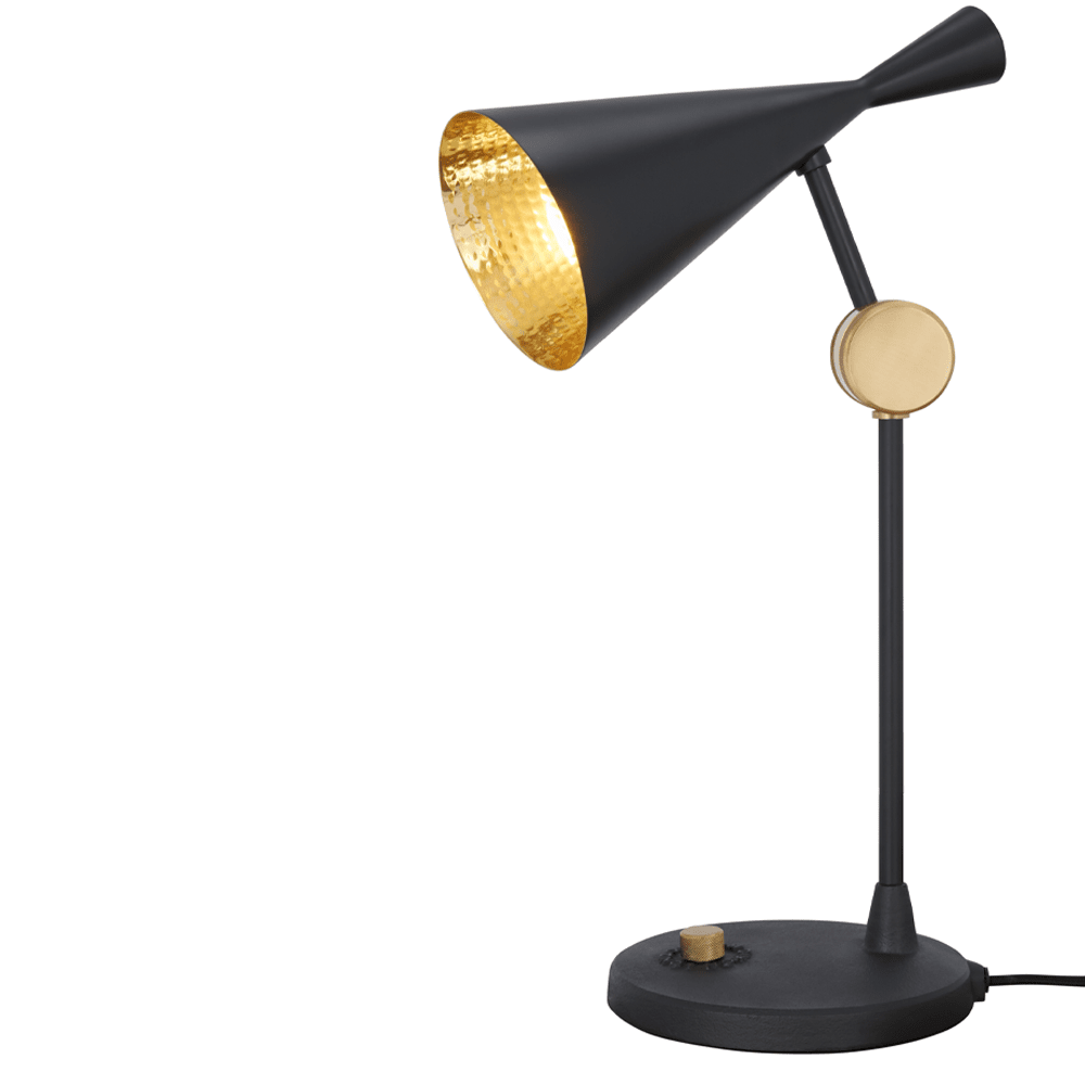 Product photograph of Tom Dixon Beat Table Lamp Black Black from Olivia's