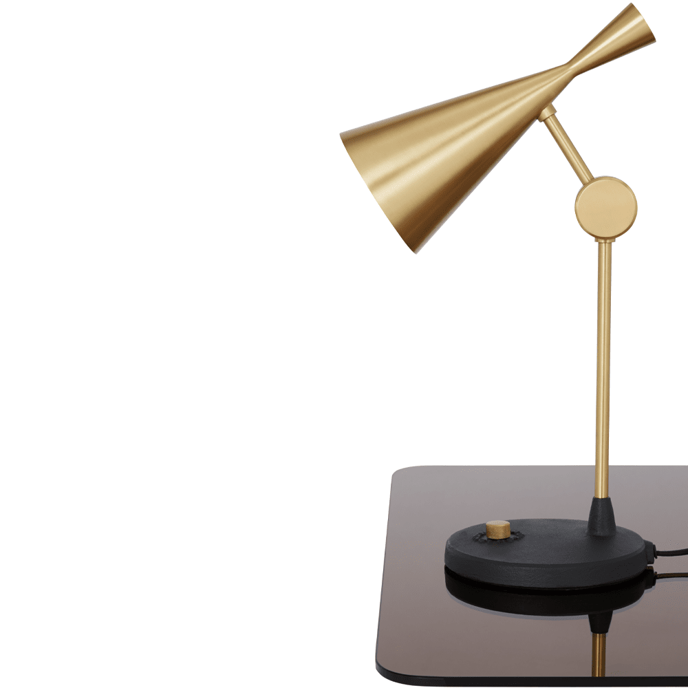 Product photograph of Tom Dixon Beat Table Lamp Brass Brass from Olivia's.