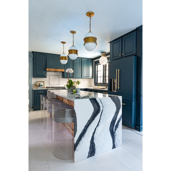 Product photograph of Hudson Valley Lighting Broomley Solid Brass 1lt Pendant from Olivia's.