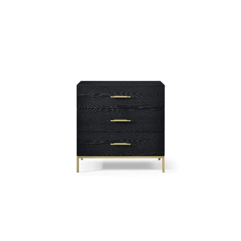 Product photograph of Twenty10 Designs Tulip Wenge 3 Drawer Chest Of Drawers from Olivia's.