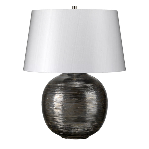 Product photograph of Elstead Caesar 1 Table Lamp Light Silver from Olivia's