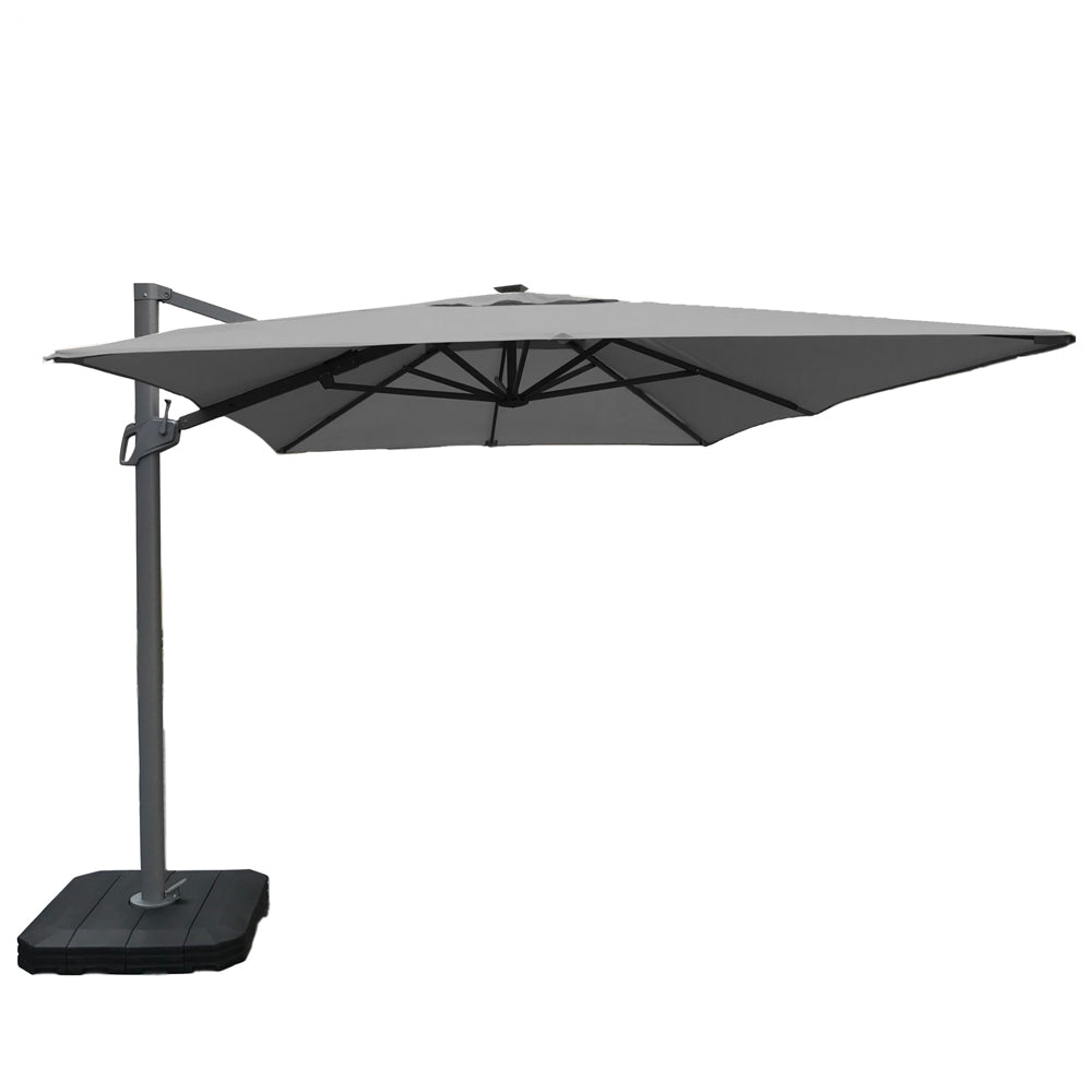 Product photograph of Maze Atlas Cantilever Parasol In Grey from Olivia's