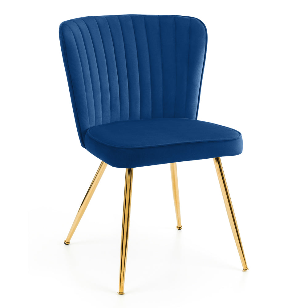Product photograph of Olivia S Set Of 2 Carmen Dining Chairs In Blue from Olivia's.