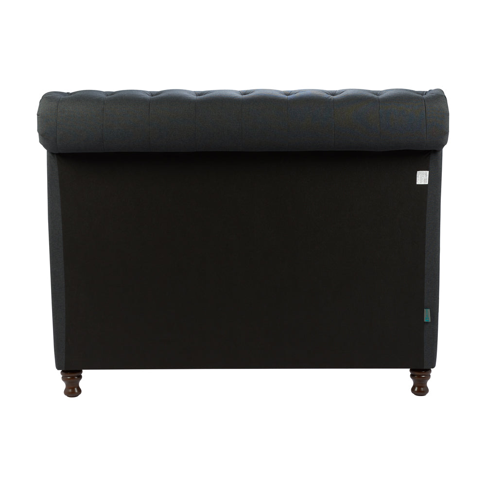 Product photograph of Olivia S Caspian Bed In Charcoal Kingsize from Olivia's.