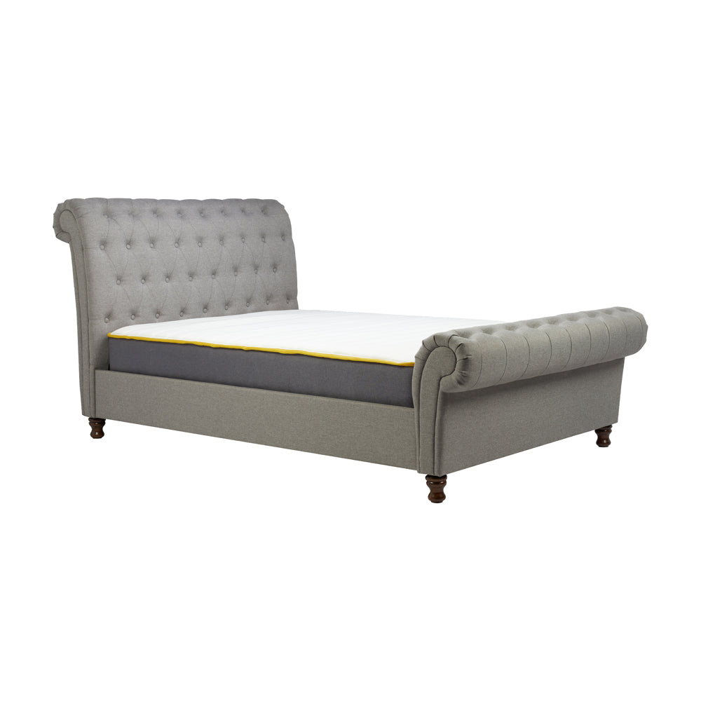 Product photograph of Olivia S Caspian Bed In Grey Double from Olivia's.