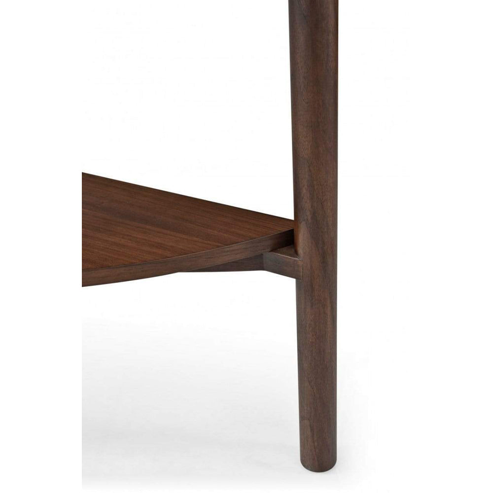 Product photograph of Twenty10 Designs Willow Curved Timber Tobacco Console Table from Olivia's.