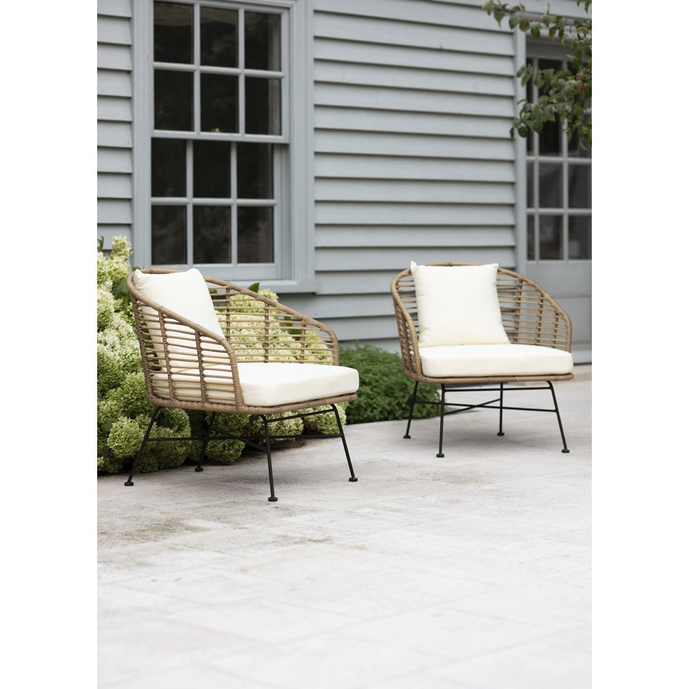 Product photograph of Garden Trading Set Of 2 Hampstead Armchairs Natural from Olivia's.