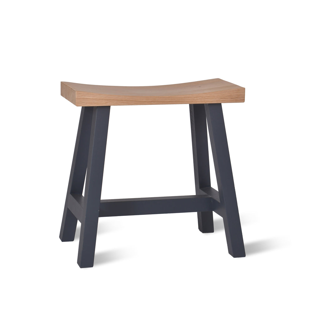 Product photograph of Garden Trading Clockhouse Stool With Carbon Legs In Oak Beech from Olivia's.