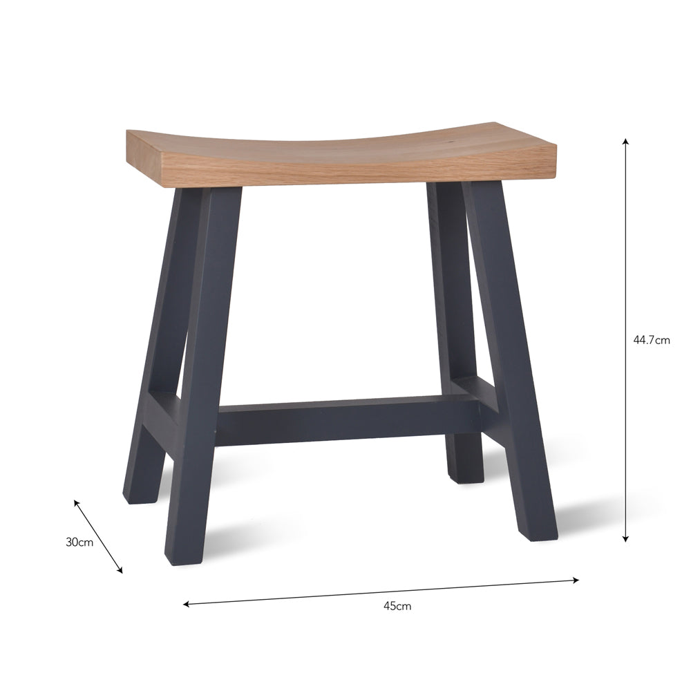 Product photograph of Garden Trading Clockhouse Stool With Carbon Legs In Oak Beech from Olivia's.