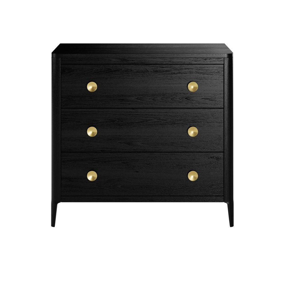 Product photograph of Olivia S Abberley Black Chest Of Drawers from Olivia's