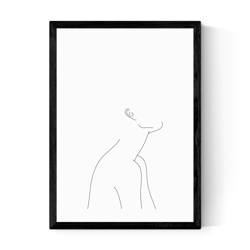 Product photograph of Zina By The Colour Study - A2 Black Framed Art Print from Olivia's