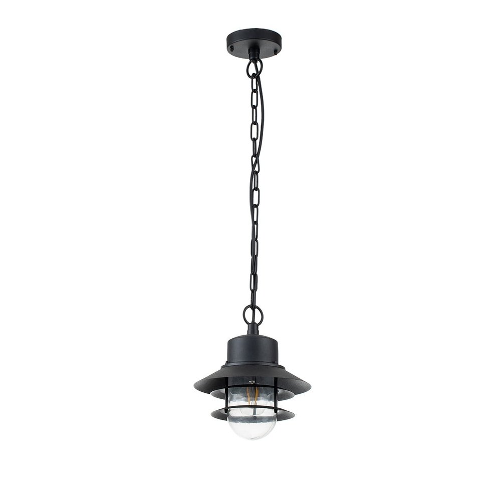 Elstead Lighting Copenhagen 1 Light Chain Lantern In Black