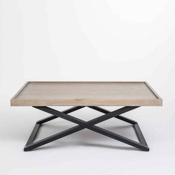 Product photograph of Olivia S Pershore Aged Oak Coffee Table from Olivia's