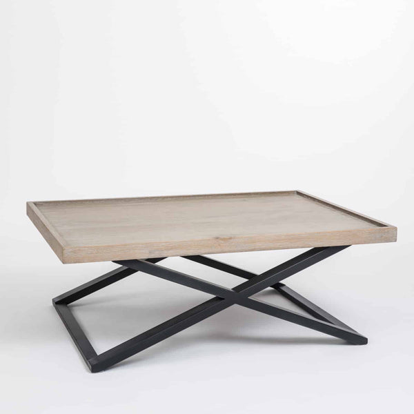 Product photograph of Olivia S Pershore Aged Oak Coffee Table from Olivia's.