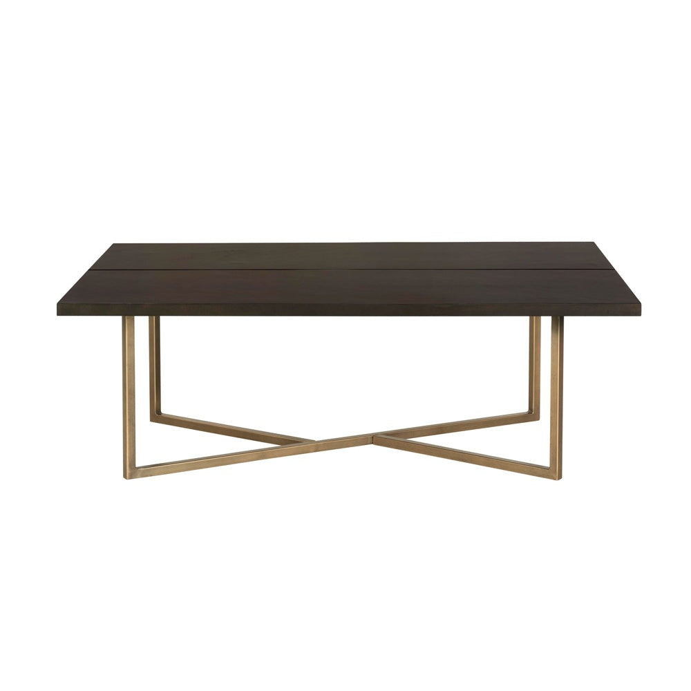 Product photograph of Olivia S Overbury Chocolate Brown Coffee Table from Olivia's