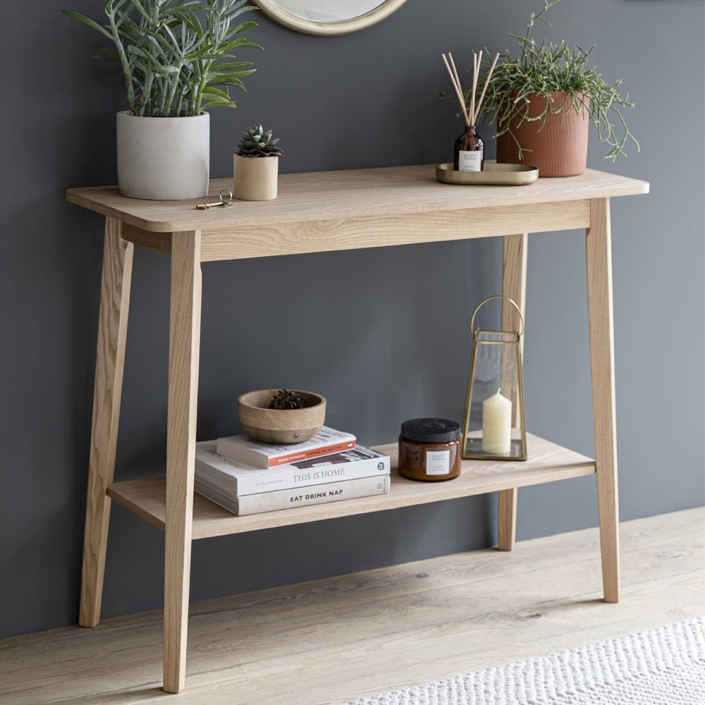 Product photograph of Garden Trading Ashwicke Console Table In Ash from Olivia's