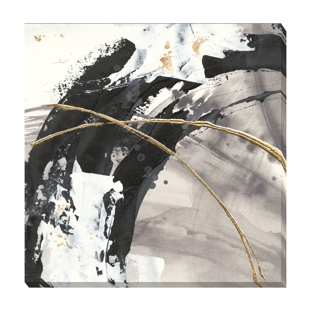 Product photograph of Olivia S Gilded Arcs Ii - Wrapped Canvas - 77 5x77 5cm from Olivia's