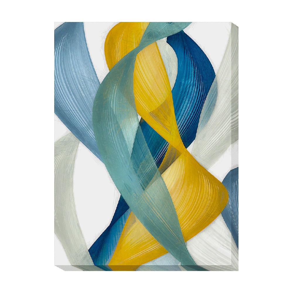 Product photograph of Olivia S Vertical Bands I - Wrapped Canvas - 90x69cm from Olivia's