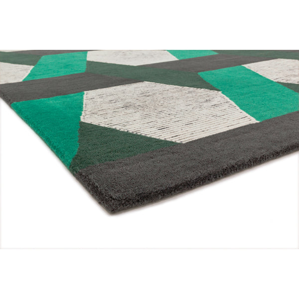 Asiatic Carpets Camden Hand Tufted Rug Green 160 X 230cm