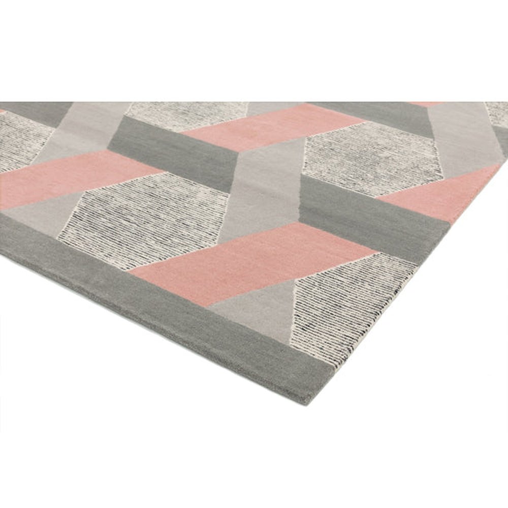 Asiatic Carpets Camden Hand Tufted Rug Pink 200 X 300cm