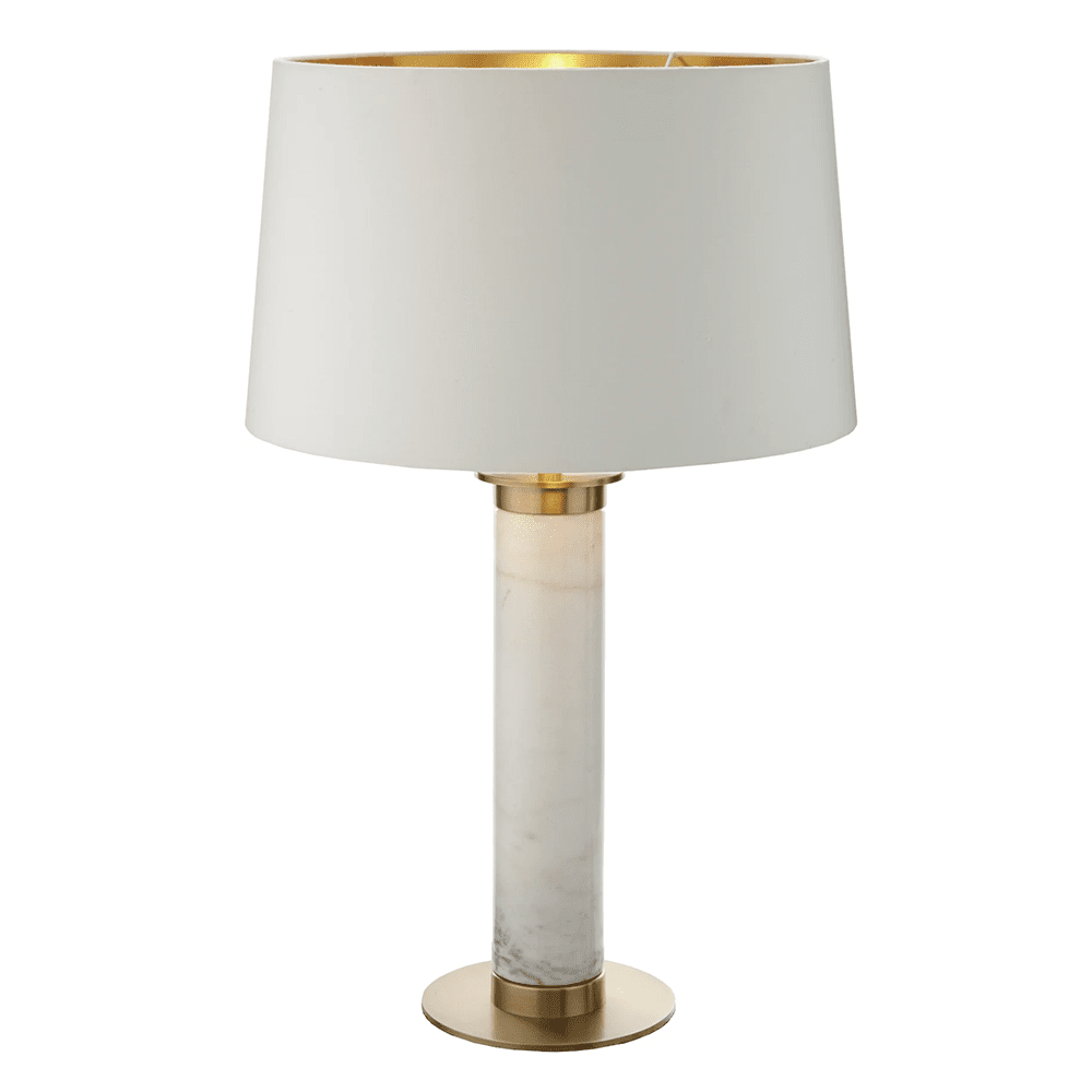 Product photograph of Rv Astley Nelle Table Lamp Matt Black Nickel Finish Smoke Crystal from Olivia's